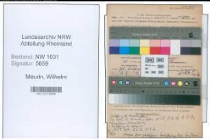 Entnazifizierung Wilhelm Meurin , geb. 27.01.1906 (Polizist)