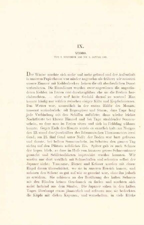 IX. Yeddo. Vom 7. December 1860 bis 1. Januar 1861
