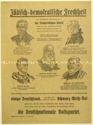 Wahlaufruf der Deutschnationalen Volkspartei