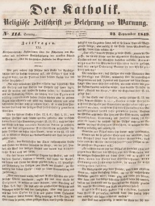 453-456 Zeitfragen : XXI. Kirchenrechtliche Aphorismen über die Abhaltung von Synoden mit besonderer Berücksichtigung der neuesten Schrift Hirschers : Schluß