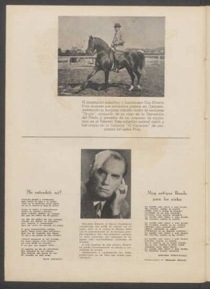 El prestigioso caballero y barraquero Don Alberto Puig [...] - [Fotografía]