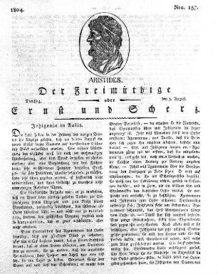 Nro. 157., Dienstag den 7. August