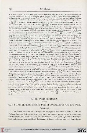 2: Liber proverbiorum coptice cum notis reverendissimi domini bsciai, aegyptii episcopi : praefatio