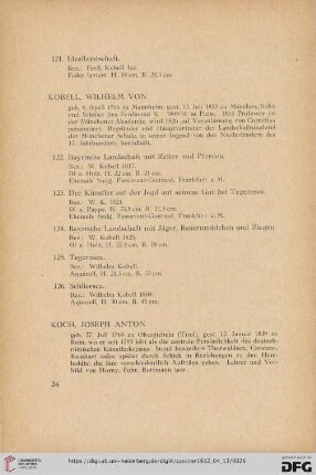 Koch, Joseph Anton (Nr. 127-129)