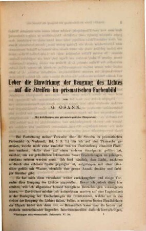 Würzburger naturwissenschaftliche Zeitschrift. 6, 6. 1866/67