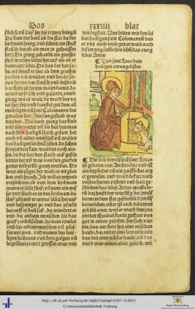 Von sant Luca dem hailigen ewangelisten