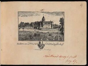 Des Herrn von Löffelholz Schloss zu Zerzableshoff. - Herrensitz Zerzabelshof, Nürnberg-Zerzabelshof