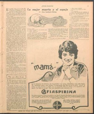 La mujer muerta y el espejo