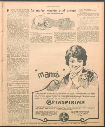 La mujer muerta y el espejo