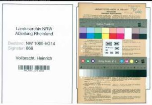 Entnazifizierung Heinrich Vollbracht , geb. 28.06.1899 (Schmied)