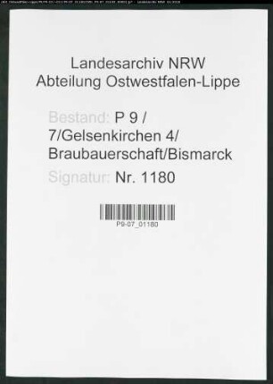Sterberegister Standesamt Gelsenkirchen 4 Braubauerschaft Bismarck