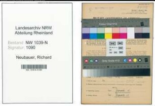 Entnazifizierung Richard Neubauer , geb. 09.01.1911 (Betriebsleiter)