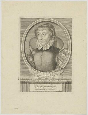 Bildnis der Catherine de Medicis