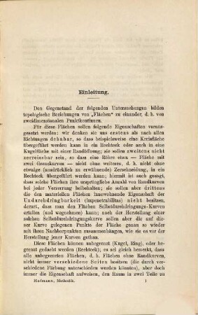 Methodik der stetigen Deformation von zweiblättrigen Riemann'schen Flächen : ein Uebungsbuch für den geometrischen Teil der Funktionentheorie
