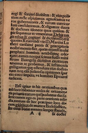 Oratio in funere ... Martini Lutheri