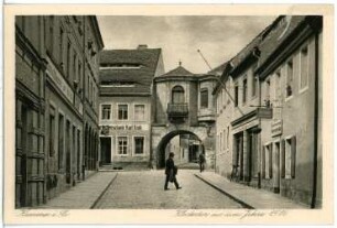 Kamenz. Klostertor an der Klosterstraße