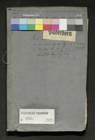 Kapitalschulden der Stadt Paderborn