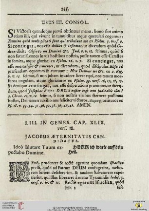 LIII-LIV In Genes. Cap. XLIX, vers. 18