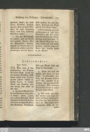Jahreswechsel.