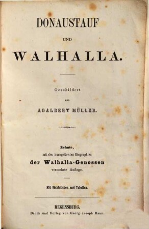 Donaustauf und Walhalla