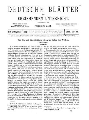 Das Ich und die sittlichen Ideen im Leben der Völker : (Fortsetzung)