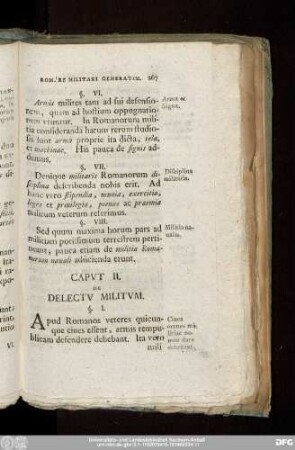 Caput II. De Delectu Militum.