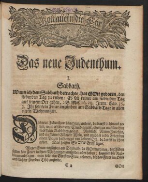 Das neue Judenthum
