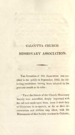 Calcutta Church Missionary Association