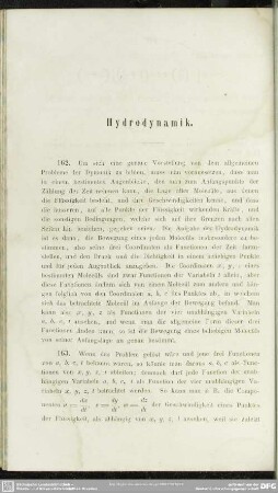 Hydrodynamik