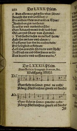 Der LXXXII. Psalm. - Der XCVIII. Psalm.