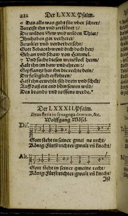 Der LXXXII. Psalm. - Der XCVIII. Psalm.