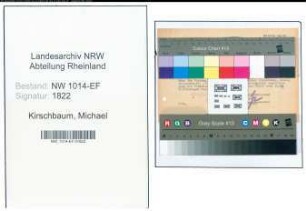 Entnazifizierung Michael Kirschbaum , geb. 13.12.1906 ()