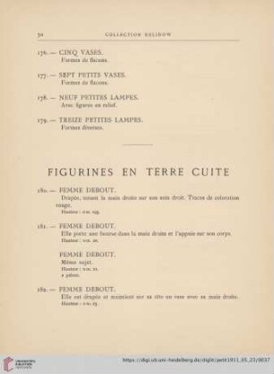 Figurines en terre cuite (Nr. 180-231)