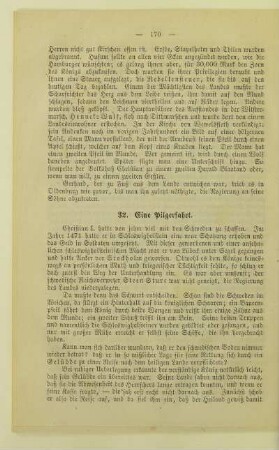 32. Eine Pilgerfahrt