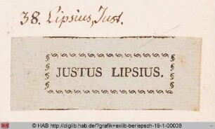 Exlibris des Justus Lipsius