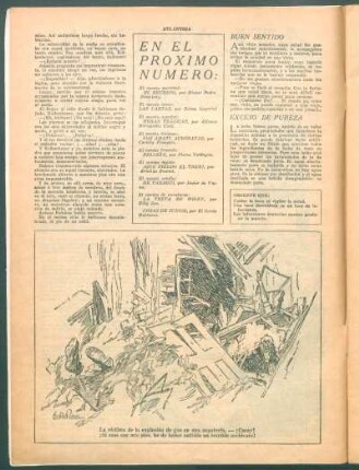La víctima de la explosión