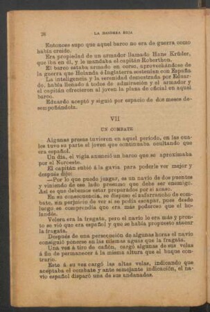 VII - Un combate