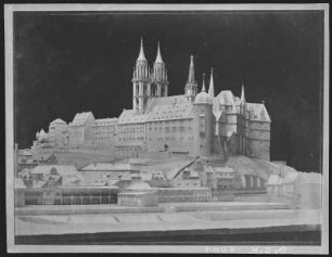 Meißen. Dom m. Türmen - Entwurf d. Oberbaurates Schäfer