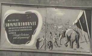 Circus Barlay - Großflächenwerbung, ohne Ortsangabe, 1953-1954
