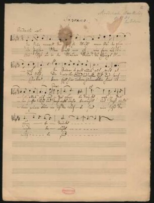 Im Grünen; Coro; A-Dur; MWV F 8; op.59,1