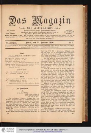 Nr. 8. - 22. Februar 1896