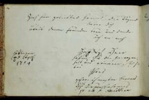 Johann Christian Friedrich Braunbehrens. Göttingen, 8.4.1754.