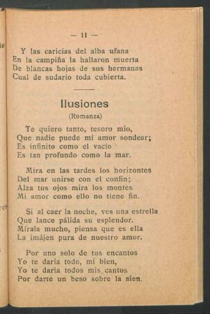 Ilusiones : (Romanza)