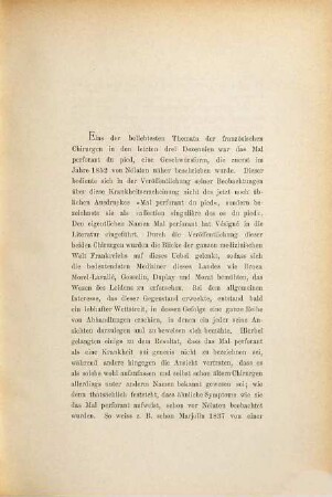 Ueber das Mal perforant du pied : Inaug.-Diss.
