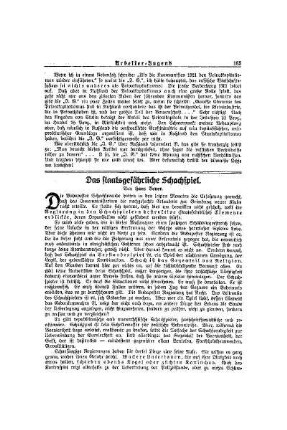 Das Staatsgefährliche Schachspiel