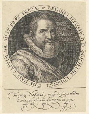 Bildnis von Guilielmus Ludovicus, Graf von Nassau-Dillenburg