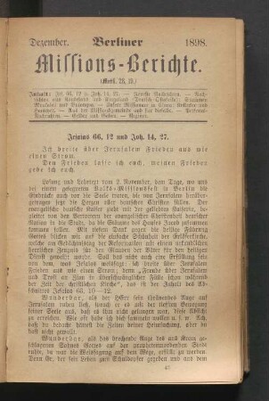 Dezember. 1898