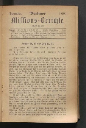 Dezember. 1898