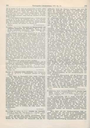 291-292 [Rezension] Hertling, Ludwig, Antonius der Einsiedler