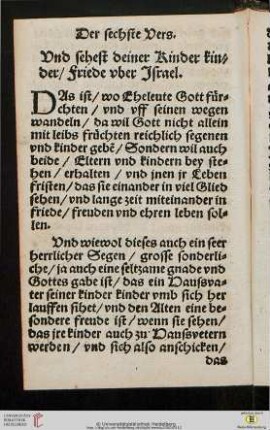 Der sechste Vers
